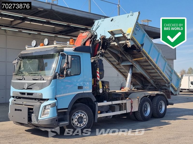 Volvo FMX 420 6X4 Fassi F155A.2.22 Crane 9m3 Big-Axle Automatic Euro 5 - Camião basculante, Camião grua: foto 5 Volvo FMX 420 6X4 Fassi F155A.2.22 Crane 9m3 Big-Axle Automatic Euro 5 - Camião basculante, Camião grua: foto 5
