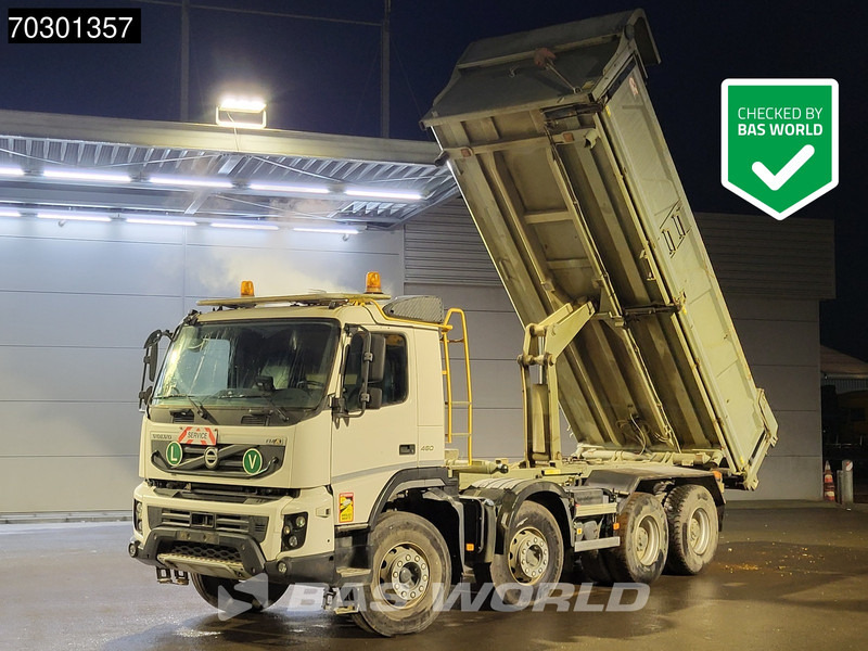 Volvo FMX 450 8X4 15m3 2-way tipper steel suspension Big-Axle Euro 6 - Camião basculante: foto 1 Volvo FMX 450 8X4 15m3 2-way tipper steel suspension Big-Axle Euro 6 - Camião basculante: foto 1