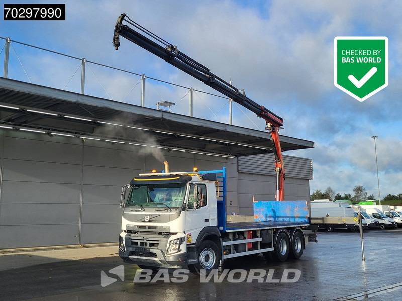 Volvo FMX 450 FMX 6X4 Palfinger PK18002 EH Crane Manual Euro 6 - Camião de caixa aberta/ Plataforma, Camião grua: foto 1 Volvo FMX 450 FMX 6X4 Palfinger PK18002 EH Crane Manual Euro 6 - Camião de caixa aberta/ Plataforma, Camião grua: foto 1