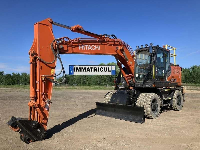 Hitachi ZX180W-7 - Escavadeira de rodas: foto 1 Hitachi ZX180W-7 - Escavadeira de rodas: foto 1