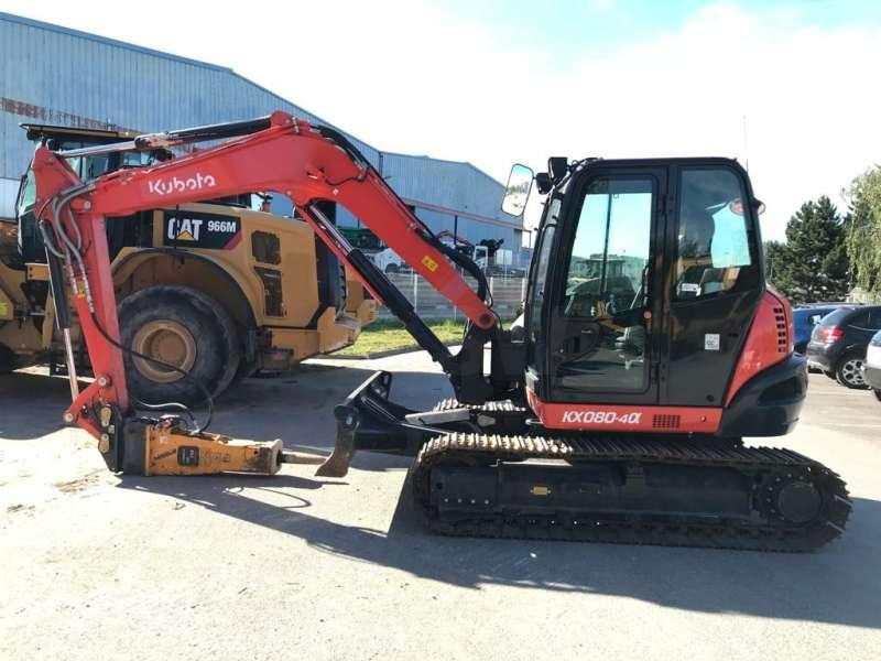 Kubota KX080-4 - Mini escavadeira: foto 1 Kubota KX080-4 - Mini escavadeira: foto 1