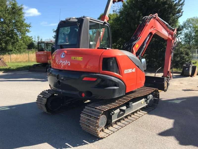 Kubota KX080-4 - Mini escavadeira: foto 3 Kubota KX080-4 - Mini escavadeira: foto 3
