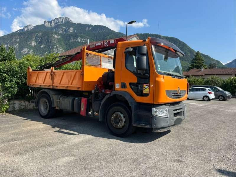 Renault Camion Benne Renault Grue HMF - Camião basculante: foto 1 Renault Camion Benne Renault Grue HMF - Camião basculante: foto 1