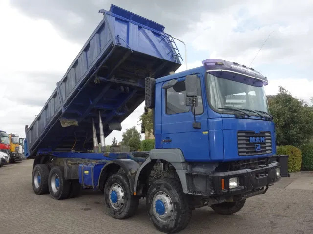 MAN 35.414 8x8 meiller kipper manual diesel pomp - Camião basculante: foto 1 MAN 35.414 8x8 meiller kipper manual diesel pomp - Camião basculante: foto 1