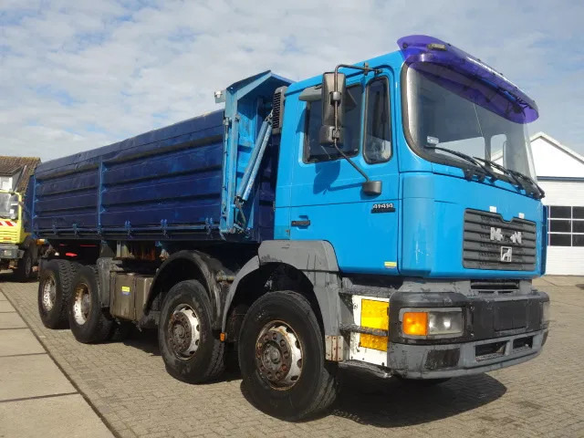 MAN 41-414 MEILLER KIPPER 8X4,MANUAL POMP - Camião basculante: foto 3 MAN 41-414 MEILLER KIPPER 8X4,MANUAL POMP - Camião basculante: foto 3