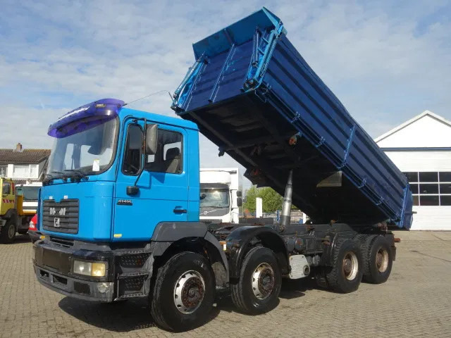 MAN 41-414 MEILLER KIPPER 8X4,MANUAL POMP - Camião basculante: foto 2 MAN 41-414 MEILLER KIPPER 8X4,MANUAL POMP - Camião basculante: foto 2