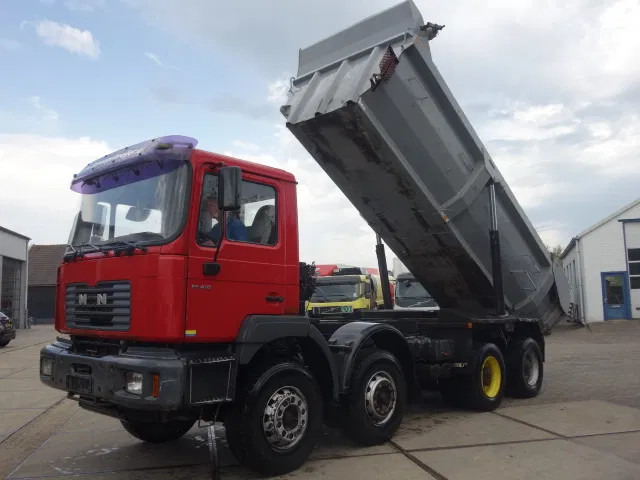 MAN FE 410 8x4 kipper,manual feulpomp,steel kipper - Camião basculante: foto 1 MAN FE 410 8x4 kipper,manual feulpomp,steel kipper - Camião basculante: foto 1