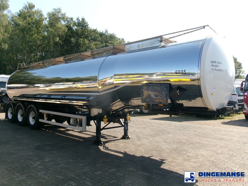 Clayton Chemical tank inox 33 m3 / 1 comp + pump - Semirreboque tanque: foto 2 Clayton Chemical tank inox 33 m3 / 1 comp + pump - Semirreboque tanque: foto 2