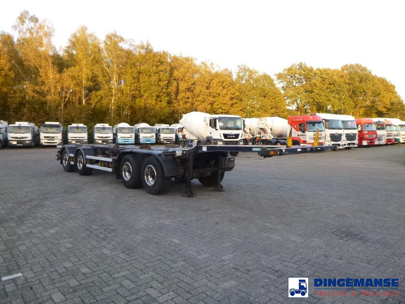 D-Tec 4-axle container combi trailer (2 + 2 axles) - Semi-reboque transportador de contêineres/ Caixa móvel: foto 2 D-Tec 4-axle container combi trailer (2 + 2 axles) - Semi-reboque transportador de contêineres/ Caixa móvel: foto 2