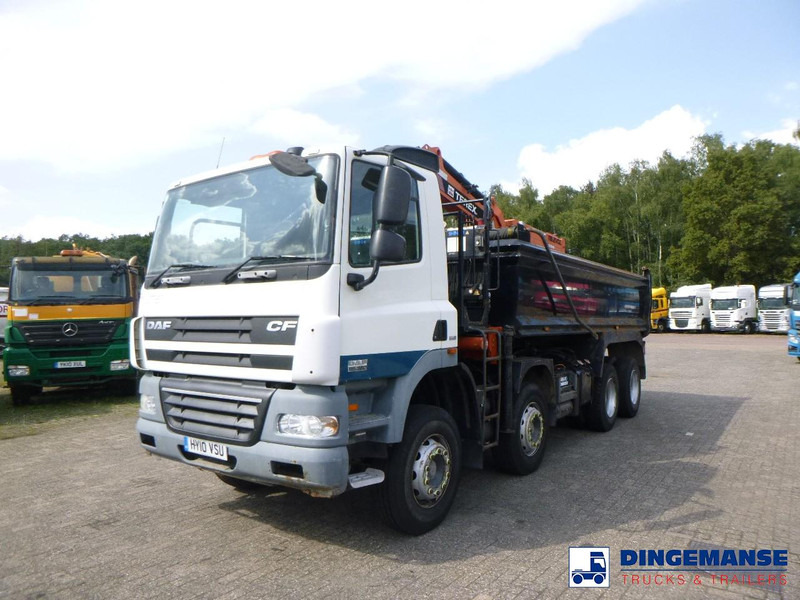 DAF CF 85.360 8X4 RHD tipper + Terex 118.2 VGL-A15 - Camião grua: foto 5 DAF CF 85.360 8X4 RHD tipper + Terex 118.2 VGL-A15 - Camião grua: foto 5