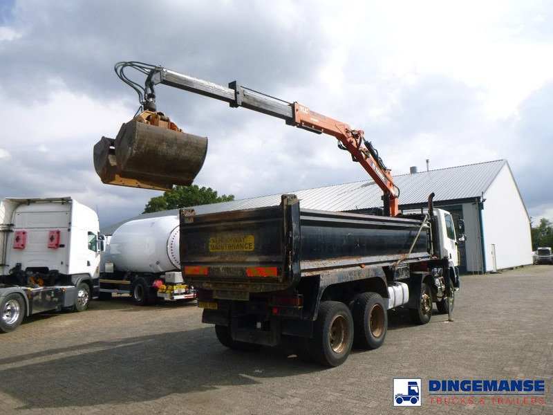 DAF CF 85.360 8X4 RHD tipper + Terex 118.2 VGL-A15 - Camião grua: foto 4 DAF CF 85.360 8X4 RHD tipper + Terex 118.2 VGL-A15 - Camião grua: foto 4