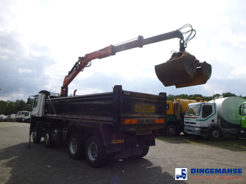 DAF CF 85.360 8X4 RHD tipper + Terex 118.2 VGL-A15 - Camião grua: foto 3 DAF CF 85.360 8X4 RHD tipper + Terex 118.2 VGL-A15 - Camião grua: foto 3