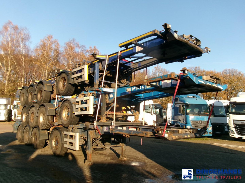 Dennison Stack - 3 x splitter container chassis 20-30-40-45 ft - Semi-reboque transportador de contêineres/ Caixa móvel: foto 2 Dennison Stack - 3 x splitter container chassis 20-30-40-45 ft - Semi-reboque transportador de contêineres/ Caixa móvel: foto 2