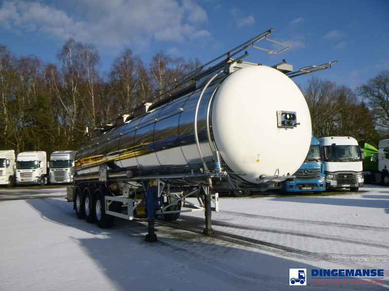 Feldbinder Chemical tank inox L4BH 30 m3 / 1 comp + pump - Semirreboque tanque: foto 2 Feldbinder Chemical tank inox L4BH 30 m3 / 1 comp + pump - Semirreboque tanque: foto 2
