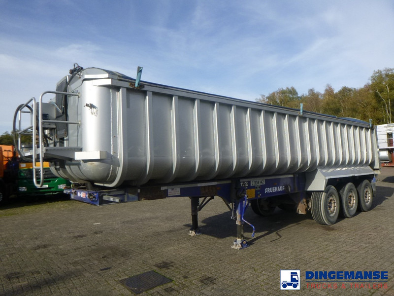 Fruehauf Tipper trailer alu 35 m3 + tarpaulin - Carrinha basculante: foto 1 Fruehauf Tipper trailer alu 35 m3 + tarpaulin - Carrinha basculante: foto 1