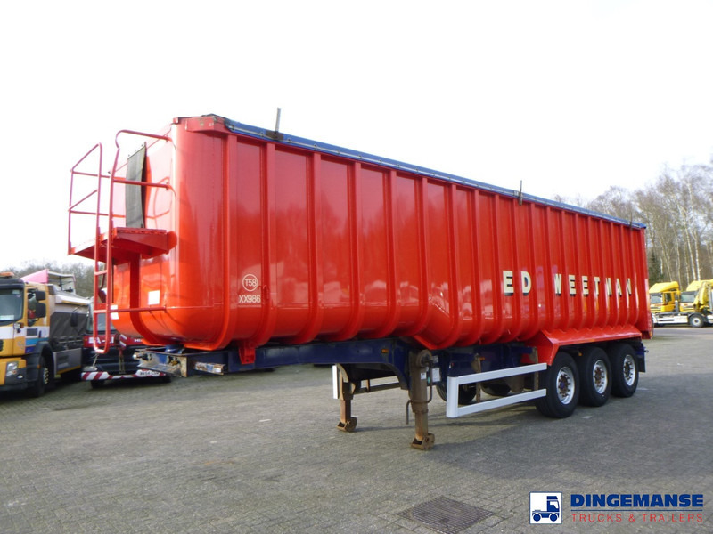 Fruehauf Tipper trailer alu 52 m3 + tarpaulin - Semi-reboque basculante: foto 1 Fruehauf Tipper trailer alu 52 m3 + tarpaulin - Semi-reboque basculante: foto 1