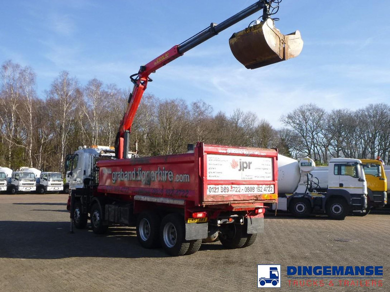 Hino FY1EUKA 8x4 tipper RHD + Palfinger E120L + grapple - Camião grua: foto 4 Hino FY1EUKA 8x4 tipper RHD + Palfinger E120L + grapple - Camião grua: foto 4