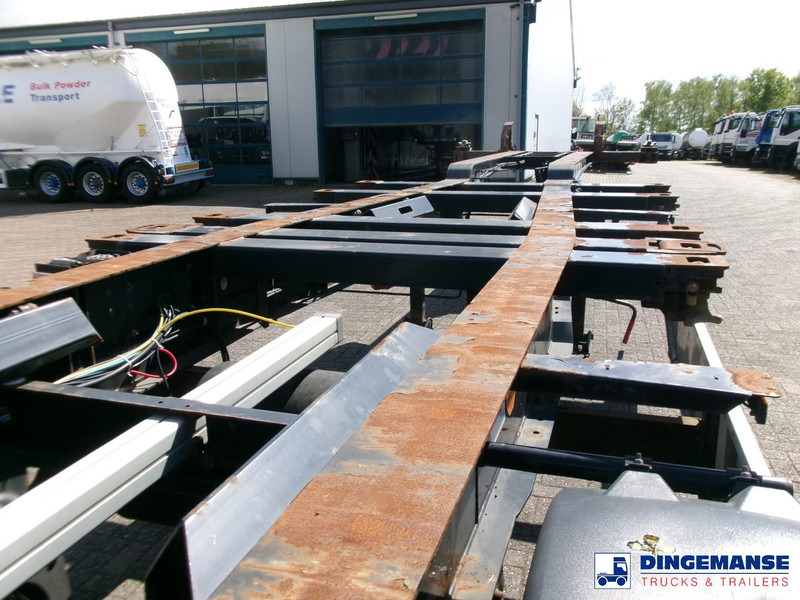 Semi-reboque transportador de contêineres/ Caixa móvel Krone 3-axle container trailer 20-30-40-45 ft DA08LNA: foto 9