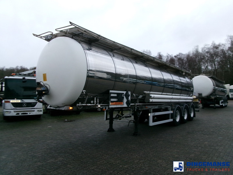 LAG Chemical tank inox L4BH 30 m3 / 1 comp + pump - Semirreboque tanque: foto 1 LAG Chemical tank inox L4BH 30 m3 / 1 comp + pump - Semirreboque tanque: foto 1