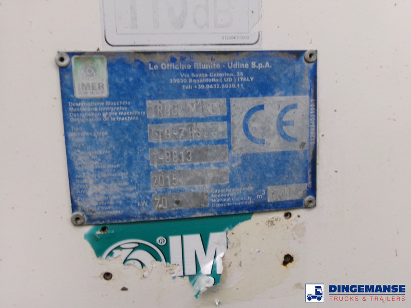 Camião betoneira MAN TGS 32.360 8X4 Euro 6 Imer concrete mixer 9 m3: foto 18