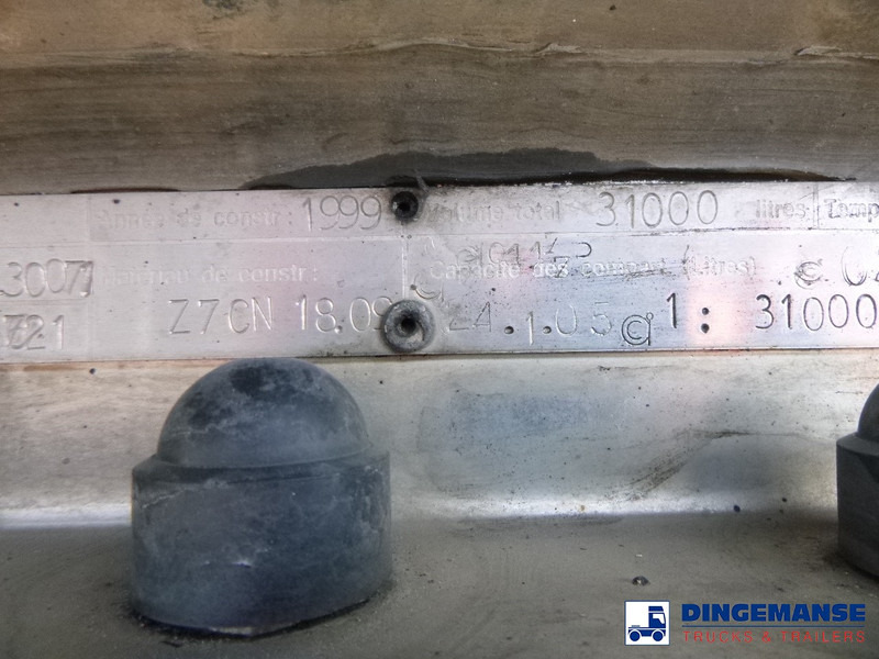 Semirreboque tanque Magyar Bitumen tank inox 31 m3 / 1 comp ADR 10-04-2023: foto 20