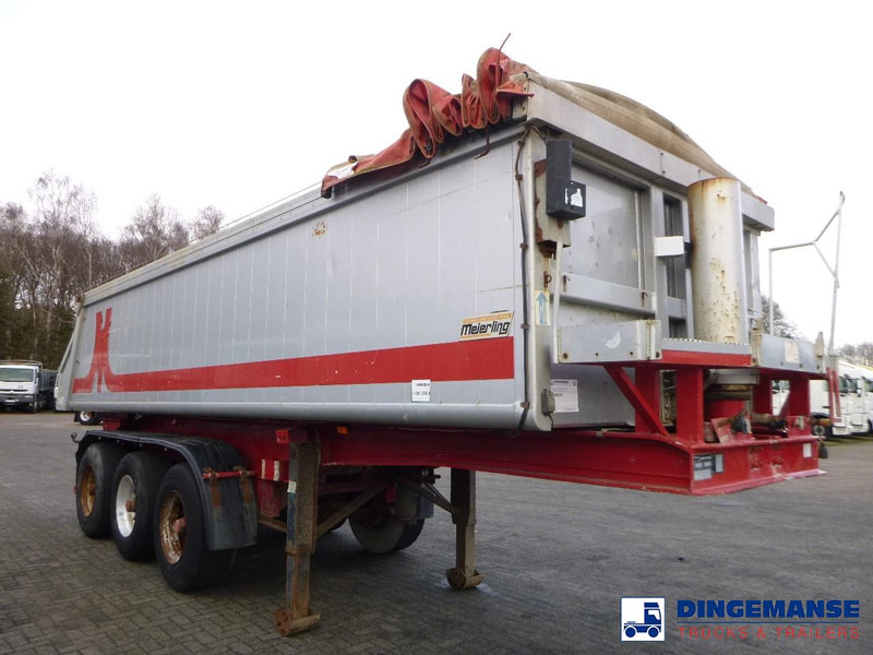 Meierling Tipper trailer alu 21 m3 + tarpaulin - Semi-reboque basculante: foto 2 Meierling Tipper trailer alu 21 m3 + tarpaulin - Semi-reboque basculante: foto 2