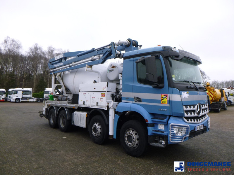 Mercedes-Benz Arocs 3240 8x4 Schwing-Stetter pump / mixer - Autobomba de betão: foto 2 Mercedes-Benz Arocs 3240 8x4 Schwing-Stetter pump / mixer - Autobomba de betão: foto 2