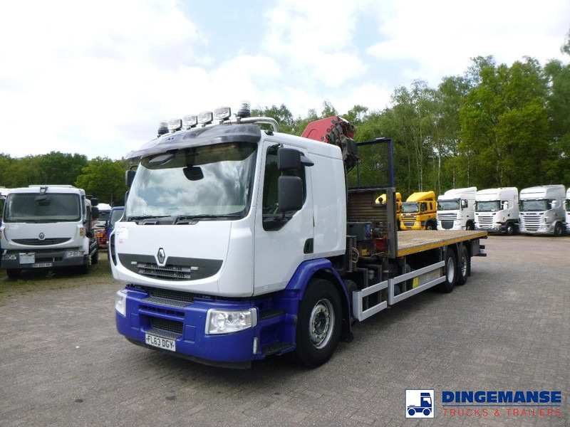 Renault Premium 380 dxi 6x2 RHD + HMF 2620-K4 - Camião grua: foto 1 Renault Premium 380 dxi 6x2 RHD + HMF 2620-K4 - Camião grua: foto 1