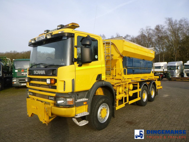 Scania P114-340 CB 6X6 RHD gritter / snow plough - Veículo limpa-neves: foto 1 Scania P114-340 CB 6X6 RHD gritter / snow plough - Veículo limpa-neves: foto 1