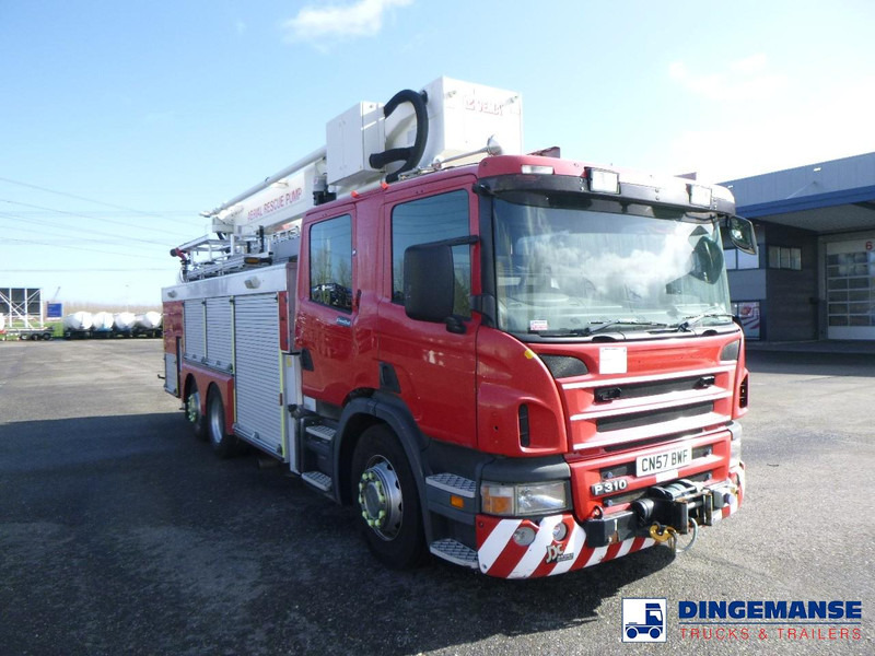 Scania P310 6x2 RHD fire truck + pump, ladder & manlift - Carro de bombeiro: foto 2 Scania P310 6x2 RHD fire truck + pump, ladder & manlift - Carro de bombeiro: foto 2
