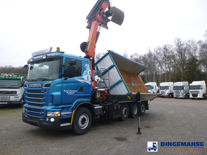 Scania R 500 8X2 tipper + Palfinger PK27001 EHD - Camião grua: foto 5 Scania R 500 8X2 tipper + Palfinger PK27001 EHD - Camião grua: foto 5