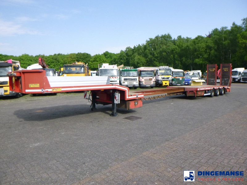 TURBO'S HOET 3-axle semi-lowbed trailer 39 t + ramps - Semi-reboque baixa: foto 1 TURBO'S HOET 3-axle semi-lowbed trailer 39 t + ramps - Semi-reboque baixa: foto 1