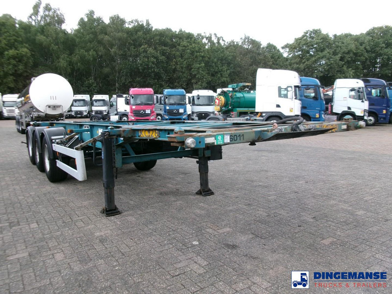 Van Hool 3-axle container chassis 20,30 ft. - Semi-reboque transportador de contêineres/ Caixa móvel: foto 2 Van Hool 3-axle container chassis 20,30 ft. - Semi-reboque transportador de contêineres/ Caixa móvel: foto 2
