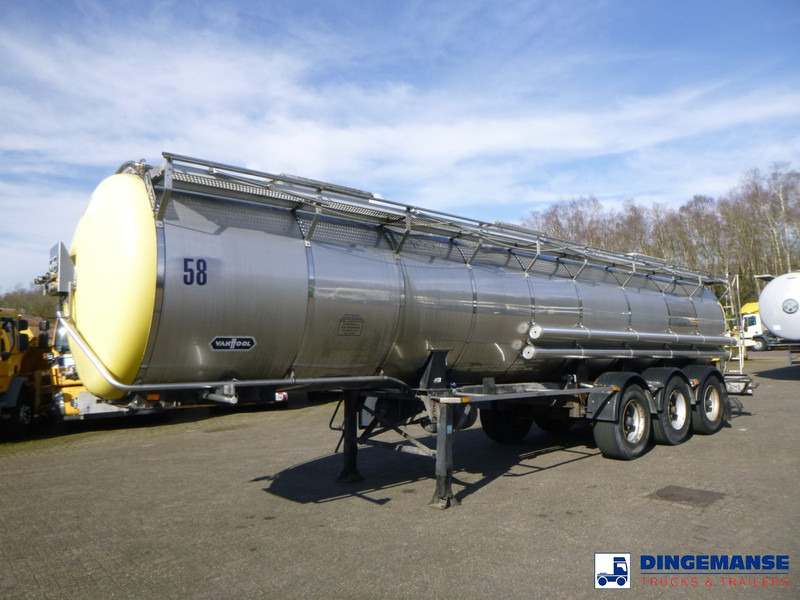 Van Hool Chemical tank inox 24 m3 / 1 comp - Semirreboque tanque: foto 1 Van Hool Chemical tank inox 24 m3 / 1 comp - Semirreboque tanque: foto 1