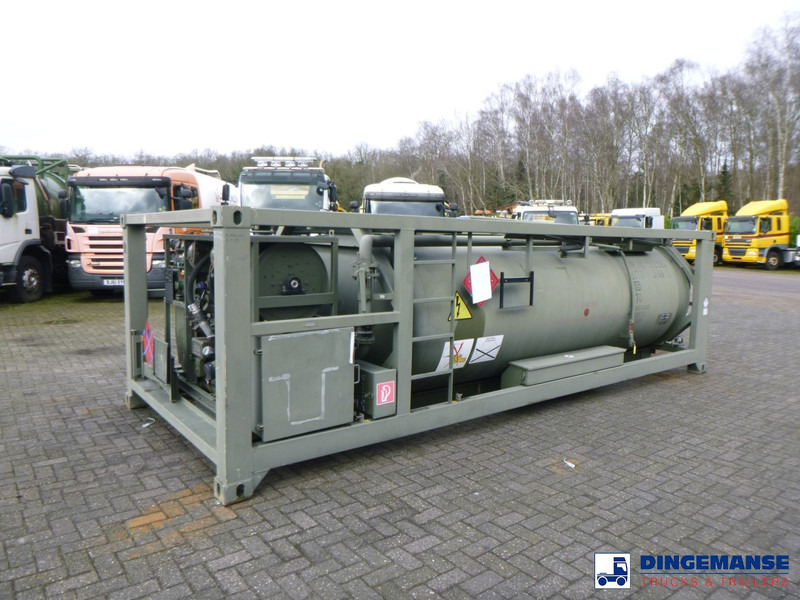 WEW (Westerwälder Eisenwerk) Fuel (kerosene, diesel) tank container 20 ft. inox 10 m3 / 1 comp + pump - Depósito de armazenamento: foto 1 WEW (Westerwälder Eisenwerk) Fuel (kerosene, diesel) tank container 20 ft. inox 10 m3 / 1 comp + pump - Depósito de armazenamento: foto 1