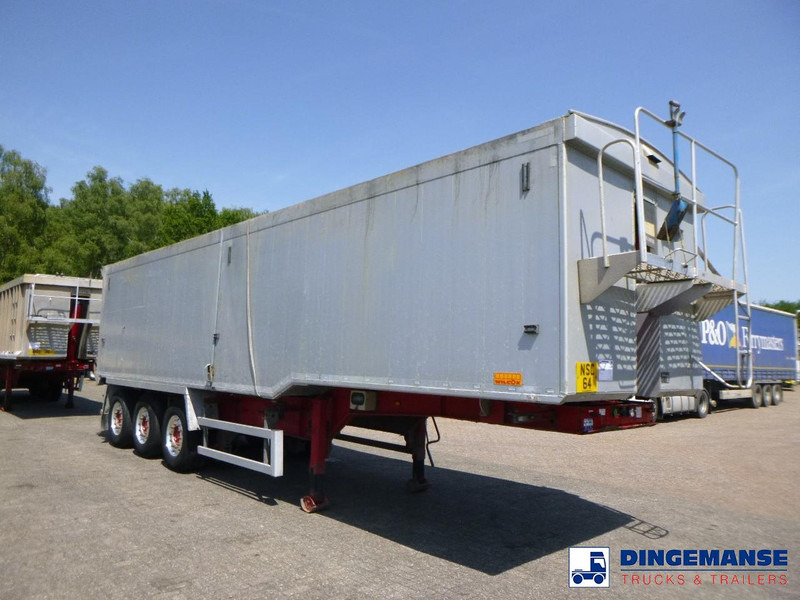WILCOX Tipper trailer alu 55 m3 + tarpaulin - Semi-reboque basculante: foto 2 WILCOX Tipper trailer alu 55 m3 + tarpaulin - Semi-reboque basculante: foto 2
