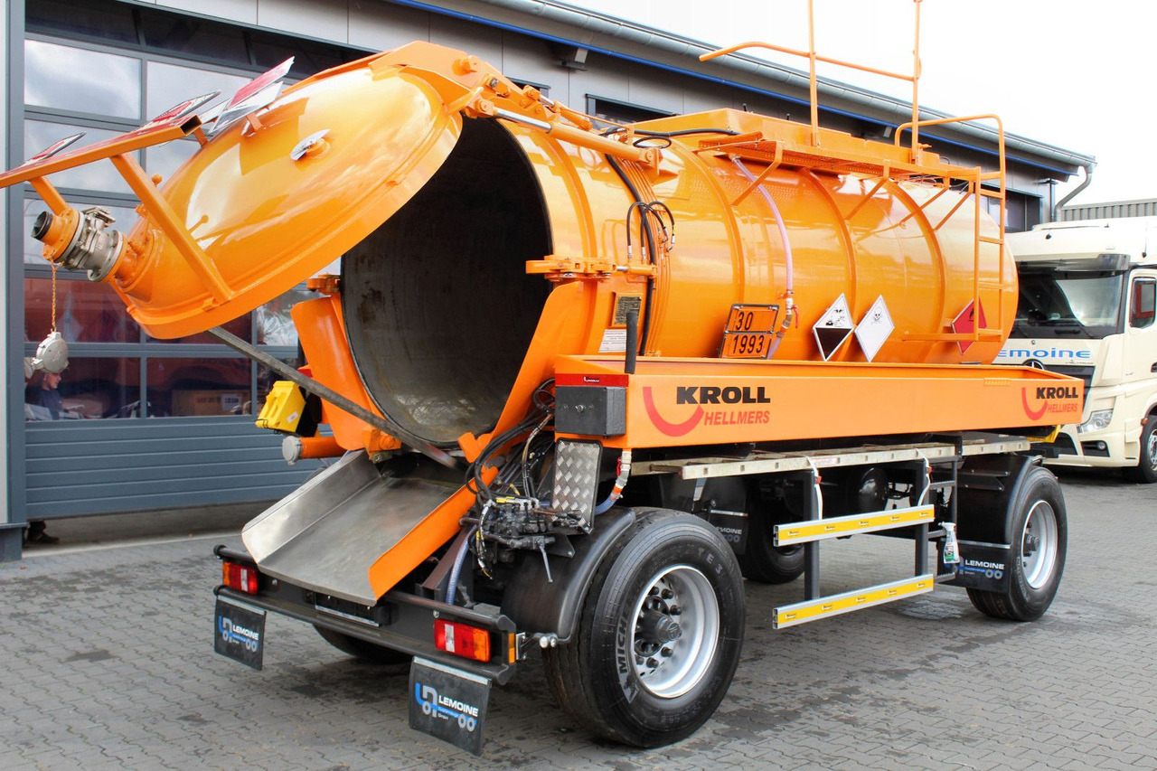 Kutschke 10m³ Kipper Saug u.Druck INOX +ADR/GGVS - Reboque tanque: foto 4 Kutschke 10m³ Kipper Saug u.Druck INOX +ADR/GGVS - Reboque tanque: foto 4