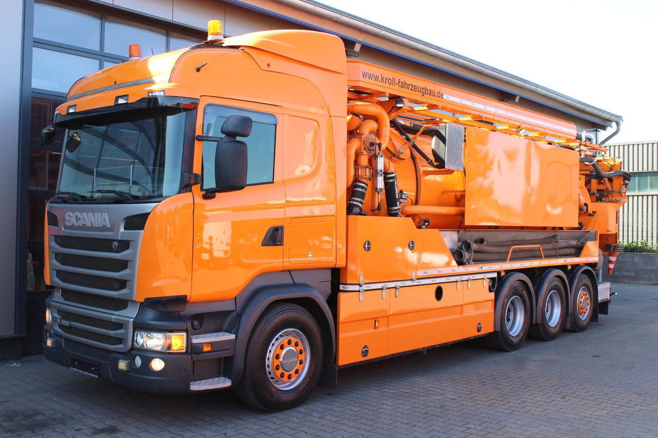 Scania R450 8x4 Kroll 19m³ Wasserrückgewinner Kombi-HD - Caminhão limpa fossa: foto 4 Scania R450 8x4 Kroll 19m³ Wasserrückgewinner Kombi-HD - Caminhão limpa fossa: foto 4