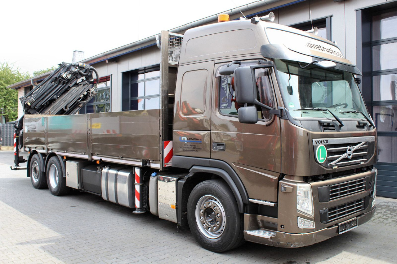 Volvo FM 420 6x2 Container-Pritsche+Kran PK 34.002+JIB - Camião de caixa aberta/ Plataforma, Camião grua: foto 2 Volvo FM 420 6x2 Container-Pritsche+Kran PK 34.002+JIB - Camião de caixa aberta/ Plataforma, Camião grua: foto 2