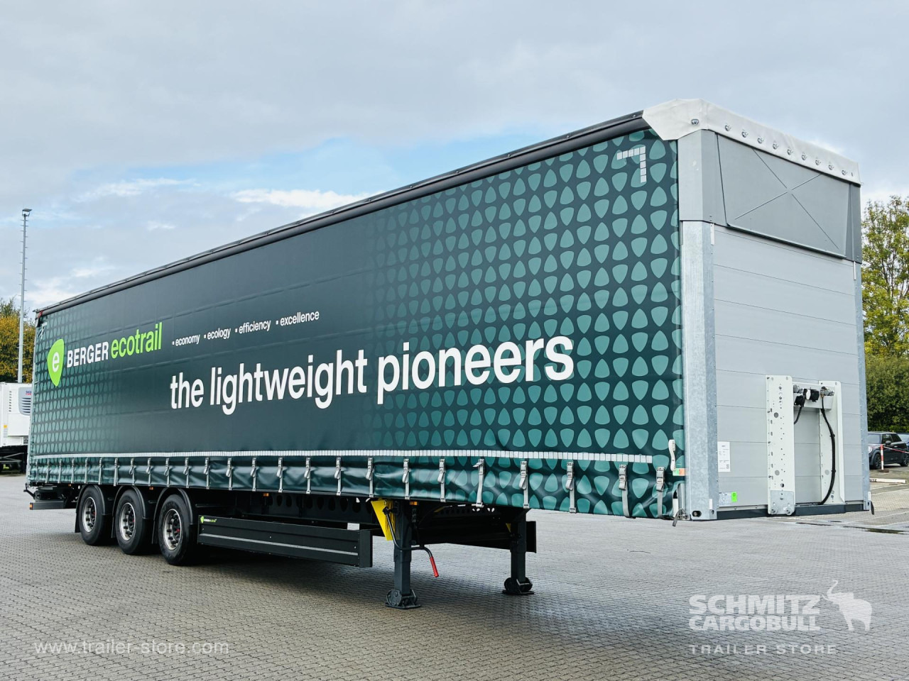 BERGER Auflieger Curtainsider Mega - Semi-reboque de lona: foto 1 BERGER Auflieger Curtainsider Mega - Semi-reboque de lona: foto 1