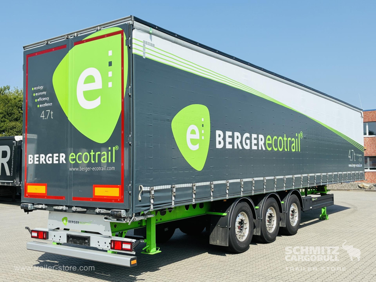 Semi-reboque de lona BERGER Auflieger Curtainsider Standard: foto 8