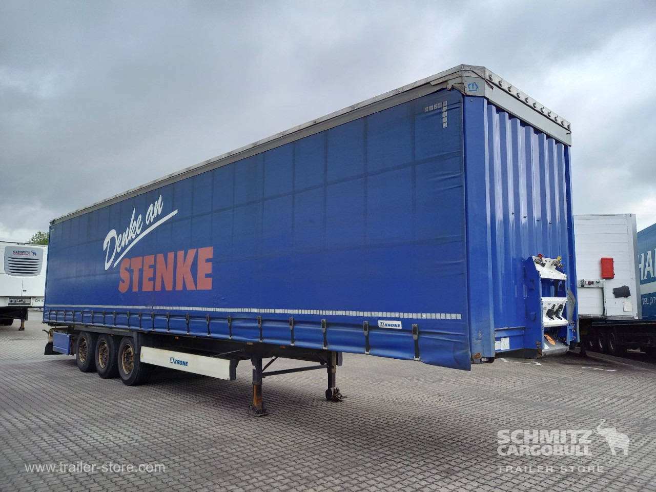 KRONE Auflieger Curtainsider Standard - Semi-reboque de lona: foto 1 KRONE Auflieger Curtainsider Standard - Semi-reboque de lona: foto 1