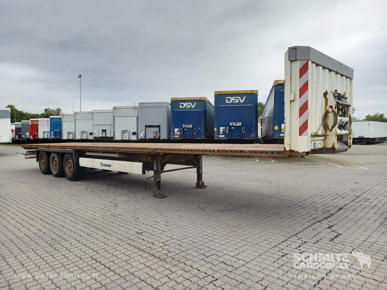 KRONE Auflieger Plateau Standard - Semi-reboque plataforma/ Caixa aberta: foto 1 KRONE Auflieger Plateau Standard - Semi-reboque plataforma/ Caixa aberta: foto 1