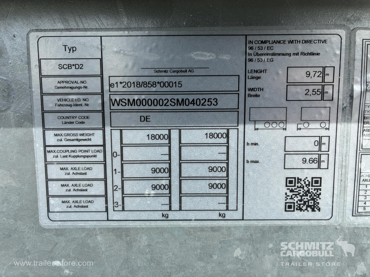 SCHMITZ Anhänger Wechselfahrgestell Standard - Reboque transportador de contêineres/ Caixa móvel: foto 5 SCHMITZ Anhänger Wechselfahrgestell Standard - Reboque transportador de contêineres/ Caixa móvel: foto 5