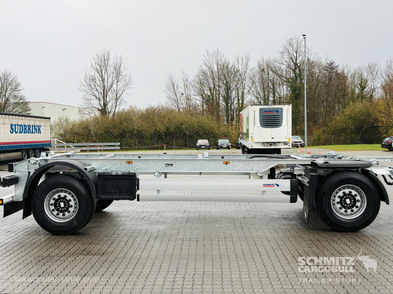 SCHMITZ Anhänger Wechselfahrgestell Standard - Reboque transportador de contêineres/ Caixa móvel: foto 3 SCHMITZ Anhänger Wechselfahrgestell Standard - Reboque transportador de contêineres/ Caixa móvel: foto 3