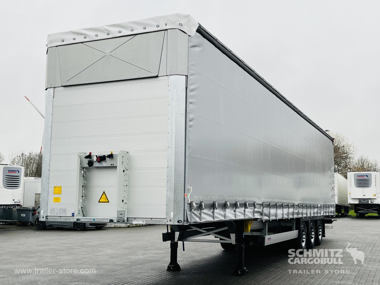 SCHMITZ Auflieger Curtainsider Mega - Semi-reboque de lona: foto 1 SCHMITZ Auflieger Curtainsider Mega - Semi-reboque de lona: foto 1