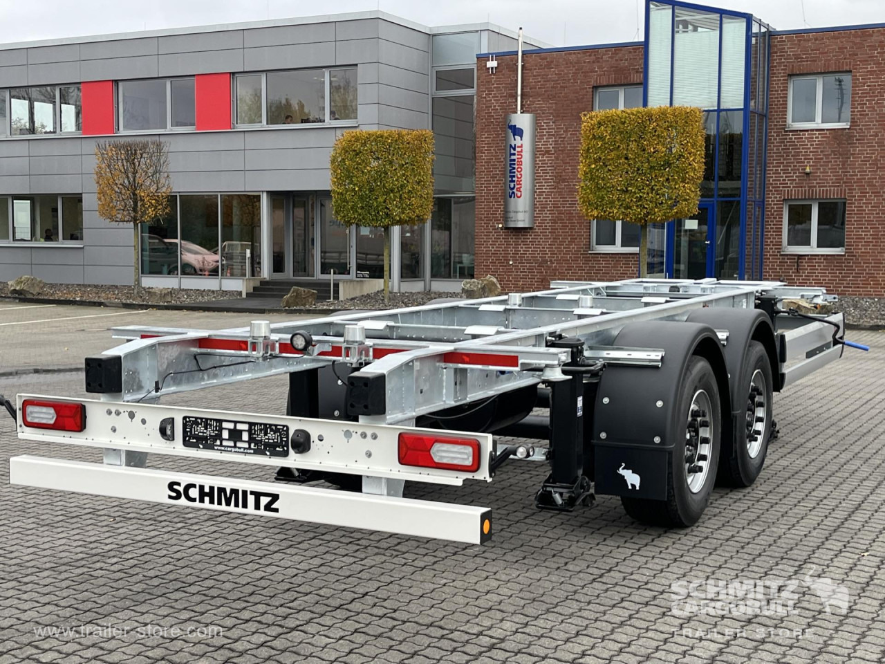 SCHMITZ Zentralachsanhänger Wechselfahrgestell Standard - Reboque transportador de contêineres/ Caixa móvel: foto 3 SCHMITZ Zentralachsanhänger Wechselfahrgestell Standard - Reboque transportador de contêineres/ Caixa móvel: foto 3