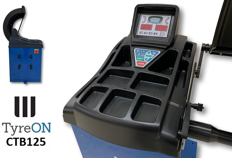 CTB125 wheel balancer, 5 ALU and 2 Steel programs - Auto input Distance + Diameter - 230V - Equipamento para oficina: foto 3 CTB125 wheel balancer, 5 ALU and 2 Steel programs - Auto input Distance + Diameter - 230V - Equipamento para oficina: foto 3