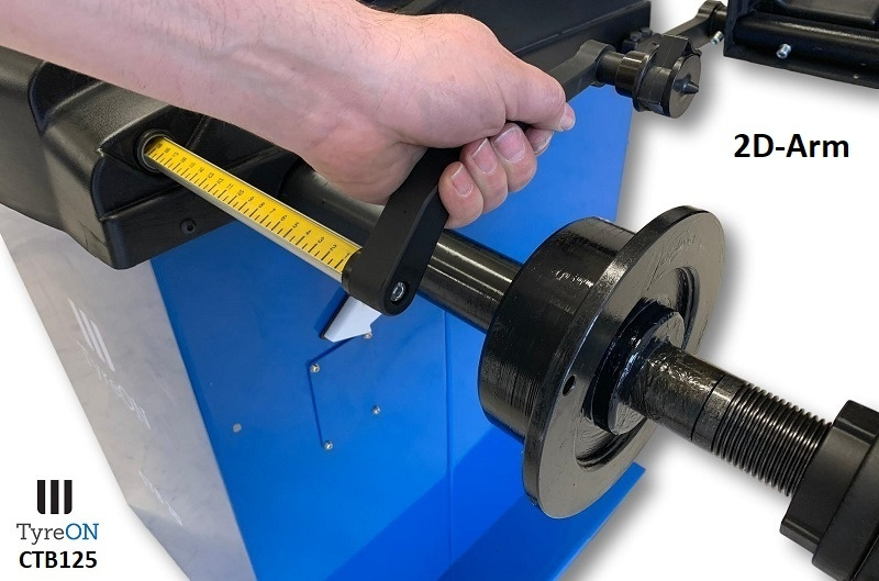 CTB125 wheel balancer, 5 ALU and 2 Steel programs - Auto input Distance + Diameter - 230V - Equipamento para oficina: foto 5 CTB125 wheel balancer, 5 ALU and 2 Steel programs - Auto input Distance + Diameter - 230V - Equipamento para oficina: foto 5