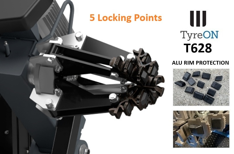 T628 truck tyre changer 28 inches - Tyrewidth uo to 85 cm - 5 clamping positions on jaw - 2 mounting speeds - Driving power 2.6 - 3.2 kW - Equipamento para oficina: foto 2 T628 truck tyre changer 28 inches - Tyrewidth uo to 85 cm - 5 clamping positions on jaw - 2 mounting speeds - Driving power 2.6 - 3.2 kW - Equipamento para oficina: foto 2